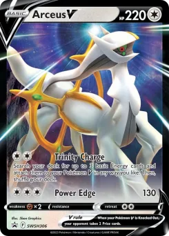 Carta Arceus V (EE Cartas de promoción)