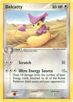 Carta Delcatty (Kit de Entrenador EX (Latias))