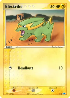 Carta Electrike (Kit de Entrenador EX (Latios))