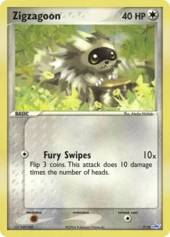 Carta Zigzagoon (Kit de Entrenador EX (Latios))