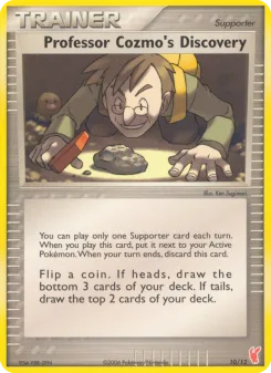Carta Professor Cozmo's Discovery (Kit de Entrenador EX (Plusle))