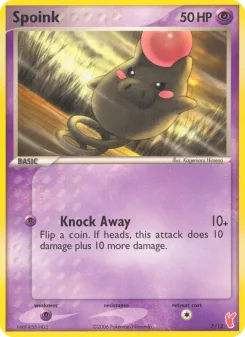 Carta Spoink (Kit de Entrenador EX (Plusle))