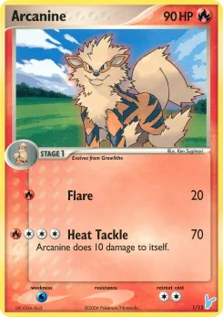 Carta Arcanine (Kit de Entrenador EX (Minun))