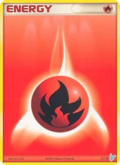 Carta Fire Energy (Kit de Entrenador EX (Minun))