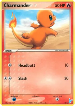 Carta Charmander (Kit de Entrenador EX (Minun))