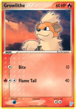 Carta Growlithe (Kit de Entrenador EX (Minun))