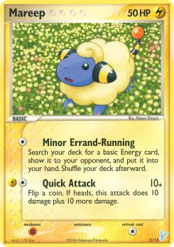 Carta Mareep (Kit de Entrenador EX (Minun))