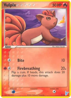 Carta Vulpix (Kit de Entrenador EX (Minun))