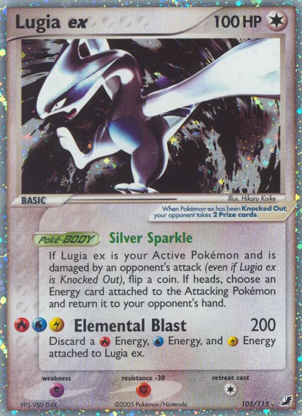 Lugia ex (EX Fuerzas Ocultas)