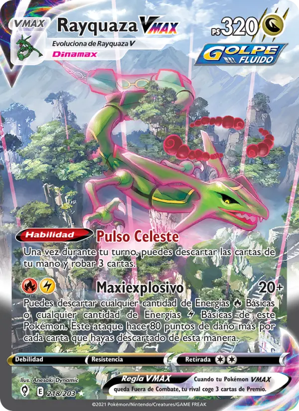 Rayquaza VMAX (Cielos Evolutivos)