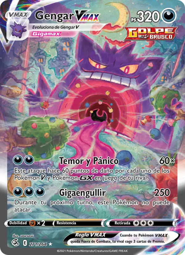 Gengar VMAX (Golpe Fusión)