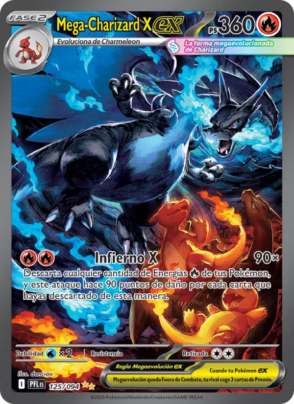 Mega-Charizard X ex (Fuegos Fantasmales)