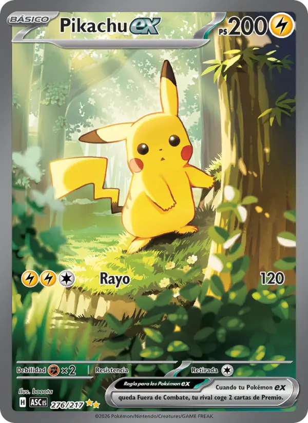 Pikachu ex (Héroes Ascendentes)