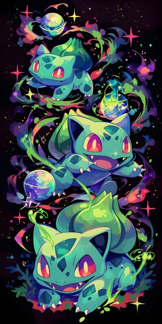 Bulbasaur Trío Cósmico