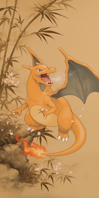 Charizard Estilo Oriental