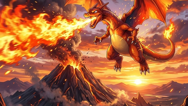 Charizard Furia Volcánica