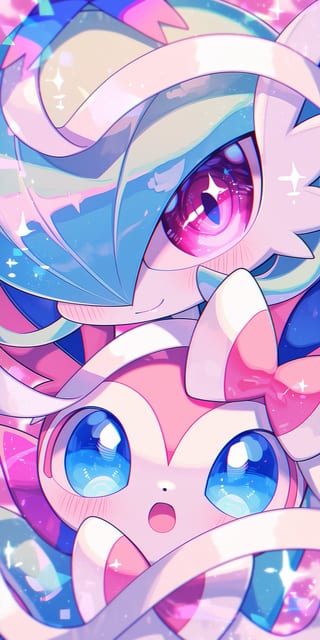 Gardevoir y Sylveon Brillo Pastel