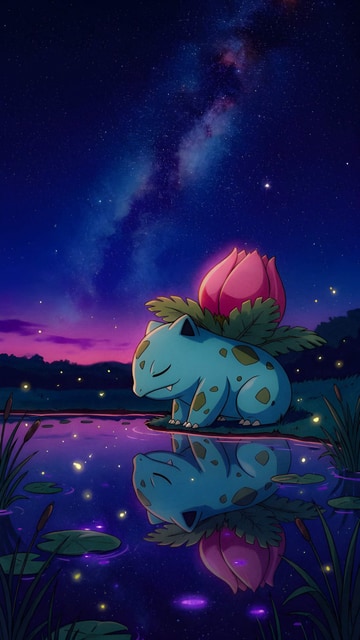 Ivysaur bajo las Estrellas