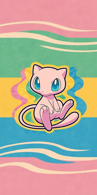 Mew Pastel Retro