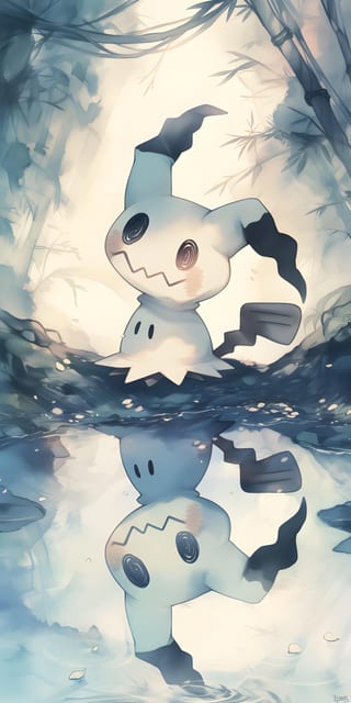 Mimikyu Reflejo de Bambú