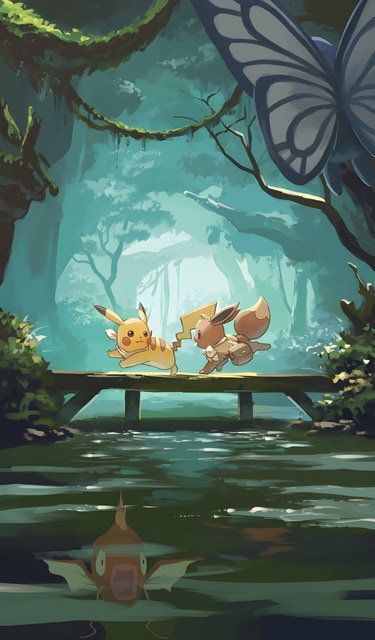 Pikachu & Eevee Compañeros