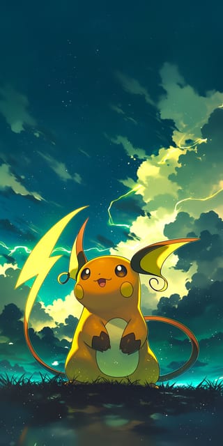 Raichu bajo la Tormenta