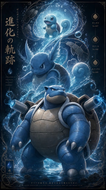 Evolución de Squirtle