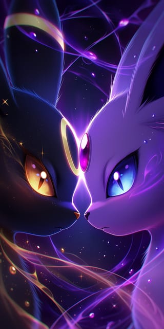 Umbreon y Espeon: Día y Noche